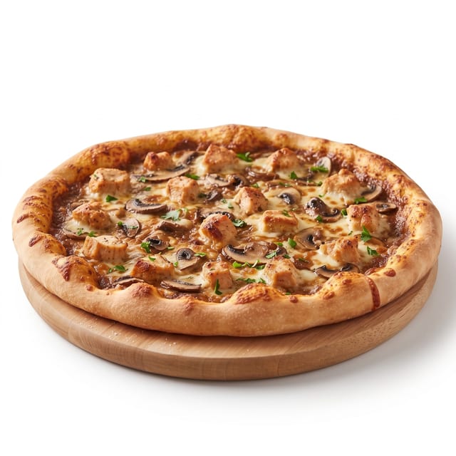 Chicken Marsala Pizza.