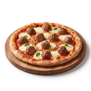 Meatballs Pizza