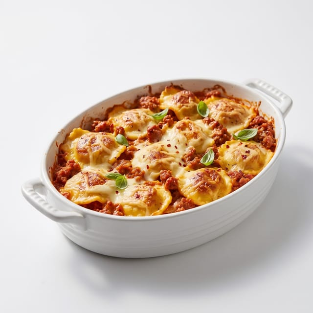 Ravioli with Sausage.