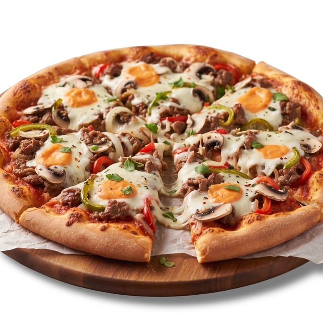 Cheesesteak Pizza.