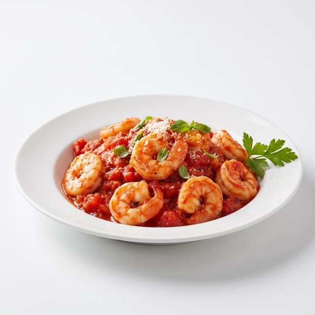 Shrimp Marinara.