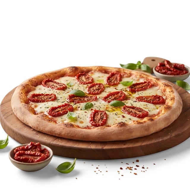 Sun-Dried Tomatoes Pizza.
