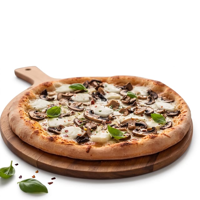 Mushrooms Pizza.