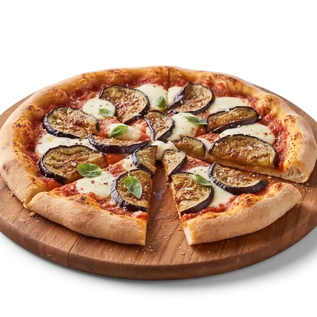 Eggplant Pizza.