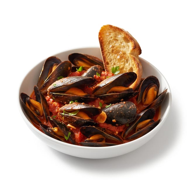 Mussels Marinara.