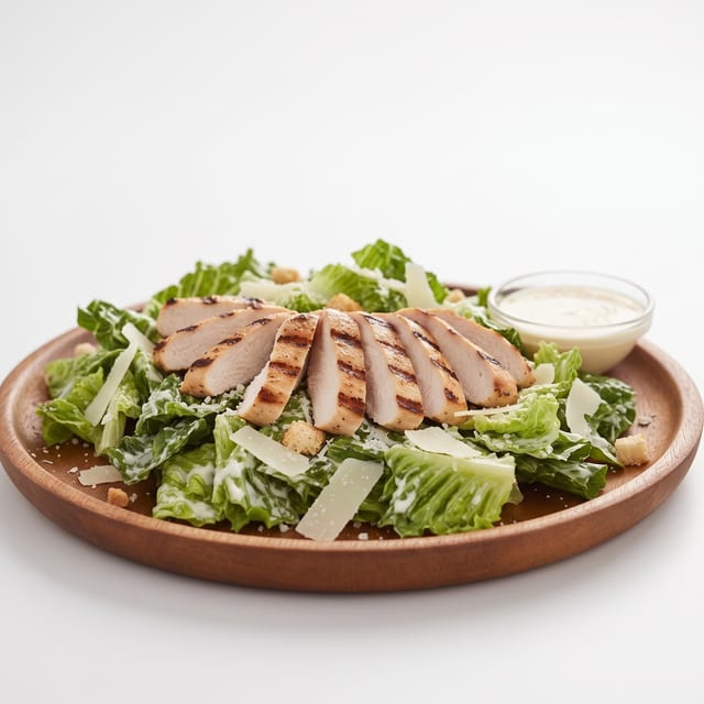 Caesar Salad with Grilled Chicken.