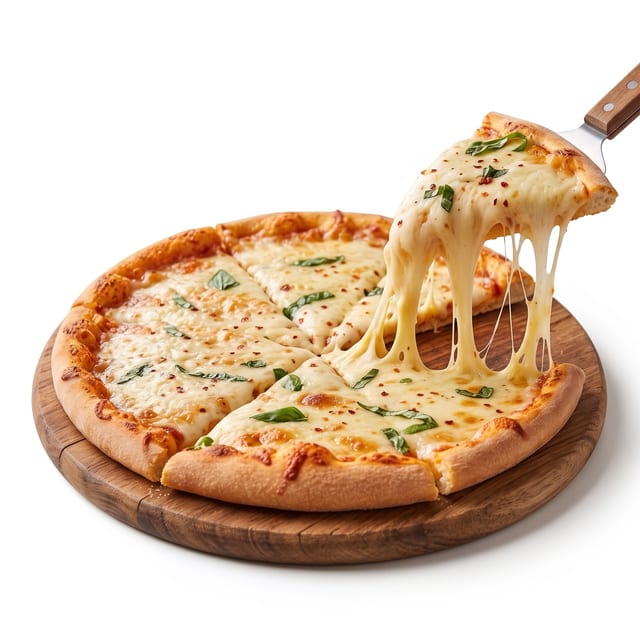 Extra Cheese Pizza.