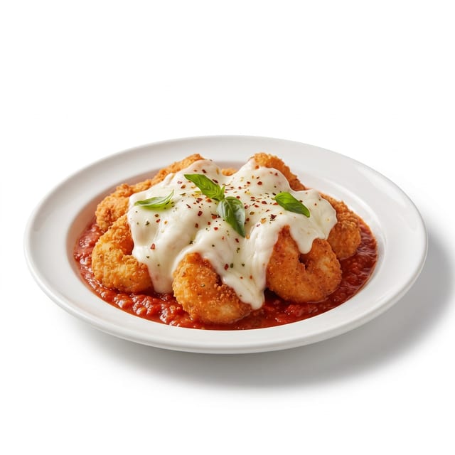 Shrimp Parmigiana.