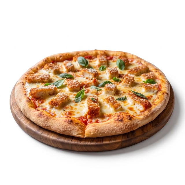 Chicken Parmigiana Pizza.