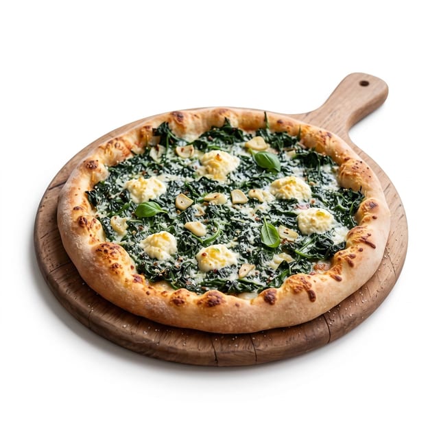 Spinach Pizza.