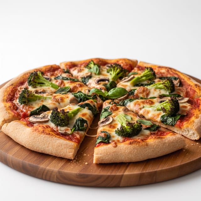 Veggie Whole Wheat Pizza.