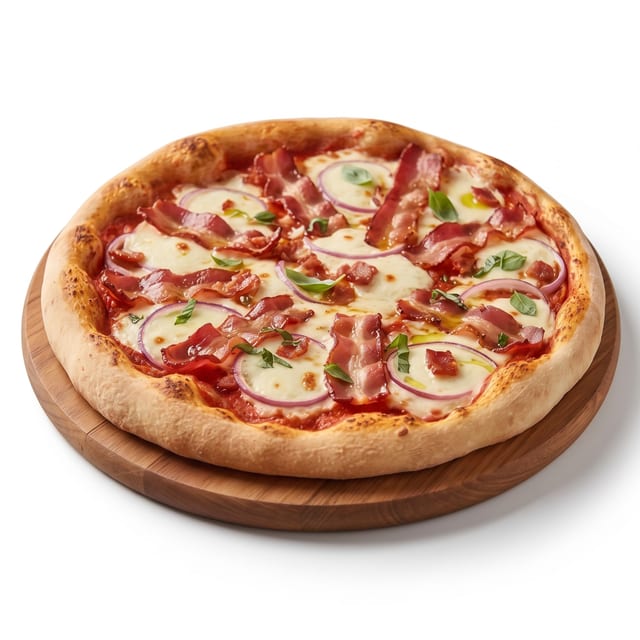 Bacon Pizza.