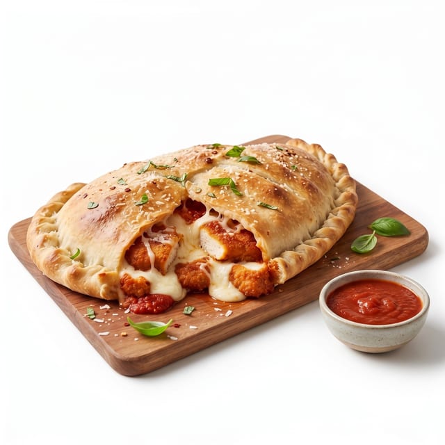Chicken Cutlet Calzone.