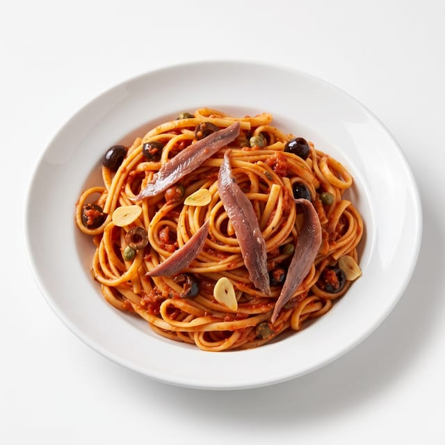 Linguine Puttanesca.